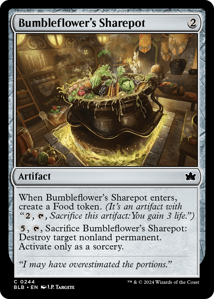Bumbleflower's Sharepot (BLB-244) - Bloomburrow - Premium MTG Single from Wizards of the Coast - Just $0.25! Shop now at Game Crave Tournament Store