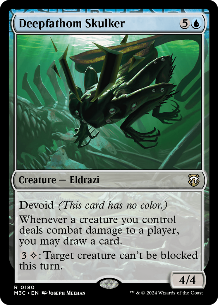 Deepfathom Skulker (M3C-180) - Modern Horizons 3 Commander - Premium MTG Single from Wizards of the Coast - Just $0.25! Shop now at Game Crave Tournament Store