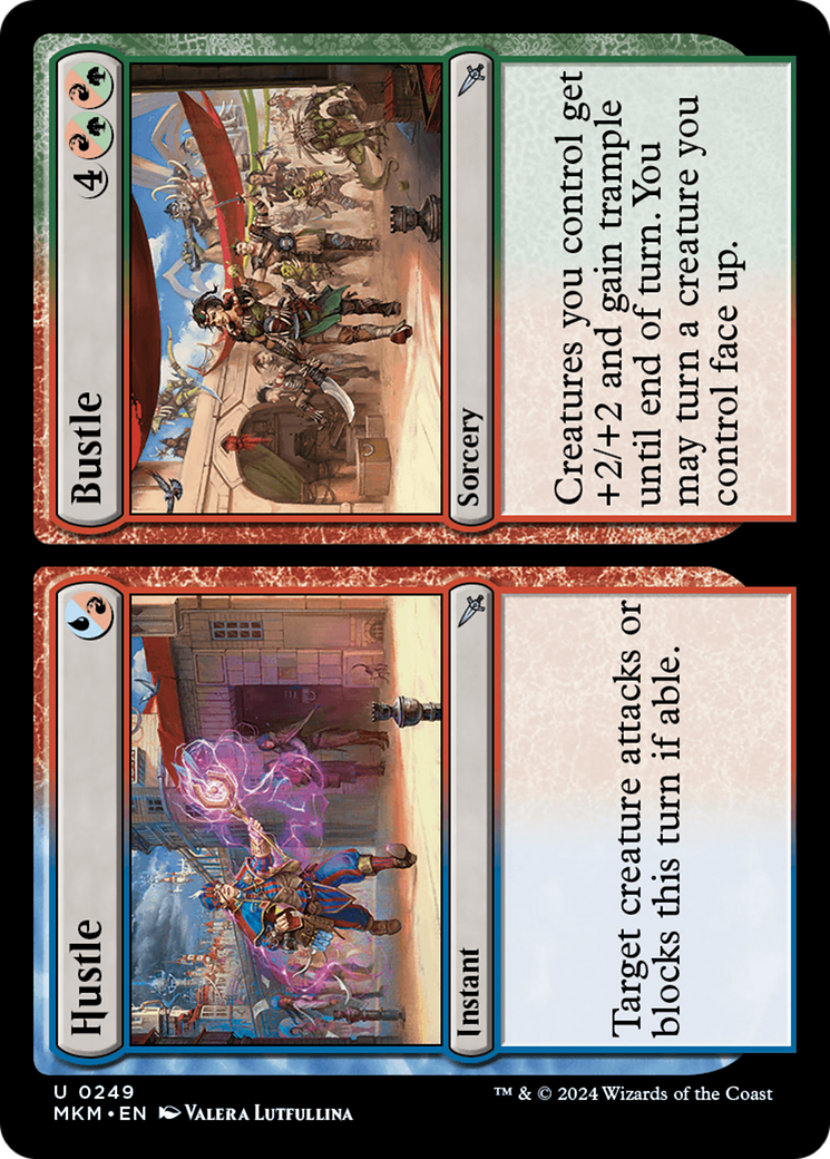 Hustle // Bustle (MKM-249) - Murders at Karlov Manor - Premium MTG Single from Wizards of the Coast - Just $0.25! Shop now at Game Crave Tournament Store