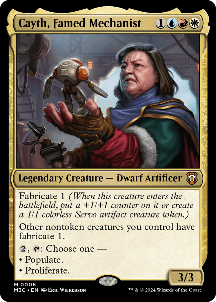 Cayth, Famed Mechanist (M3C-006) - Modern Horizons 3 Commander - Premium MTG Single from Wizards of the Coast - Just $0.25! Shop now at Game Crave Tournament Store