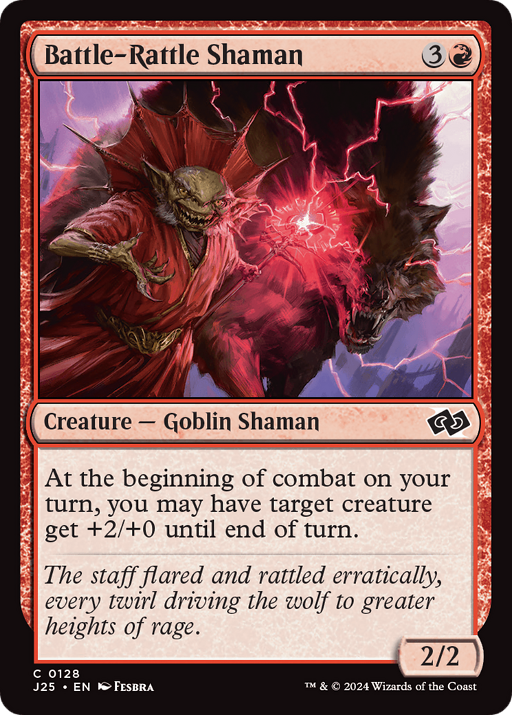 Battle-Rattle Shaman (J25-128) - Foundations Jumpstart - Premium MTG Single from Wizards of the Coast - Just $0.25! Shop now at Game Crave Tournament Store