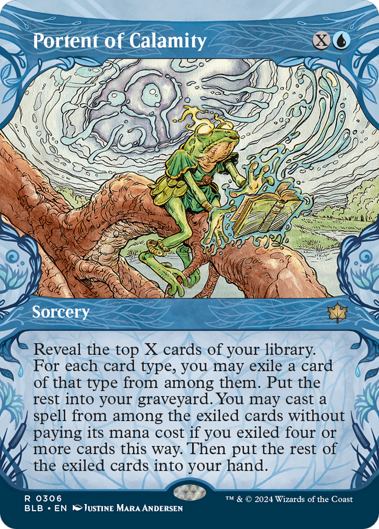 Portent of Calamity (BLB-306) - Bloomburrow: (Showcase) - Premium MTG Single from Wizards of the Coast - Just $0.30! Shop now at Game Crave Tournament Store