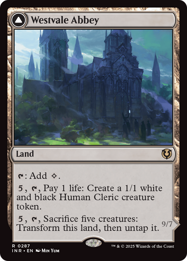 Westvale Abbey (-287) - Innistrad Remastered - Premium MTG Single from Wizards of the Coast - Just $0.68! Shop now at Game Crave Tournament Store