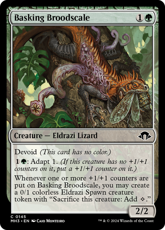 Basking Broodscale (MH3-145) - Modern Horizons 3: (devoid) - Premium MTG Single from Wizards of the Coast - Just $0.25! Shop now at Game Crave Tournament Store