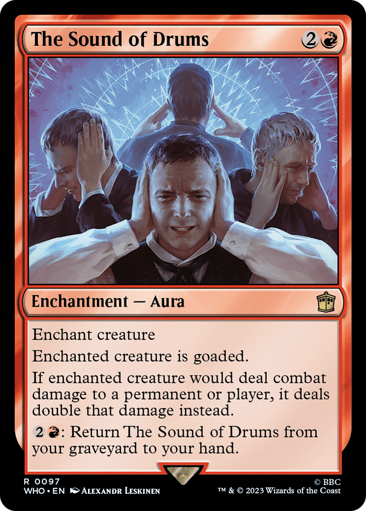 The Sound of Drums (WHO-097) - Doctor Who Foil - Premium MTG Single from Wizards of the Coast - Just $9.58! Shop now at Game Crave Tournament Store