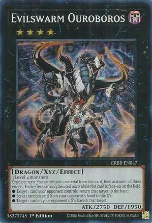Evilswarm Ouroboros (SR) (CRBR-EN047) - Crossover Breakers 1st Edition - Premium Yugioh Single from Konami - Just $0.25! Shop now at Game Crave Tournament Store