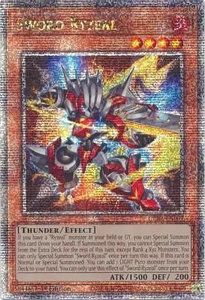 Sword Ryzeal (Quarter Century Secret Rare) (CRBR-EN001) - Crossover Breakers 1st Edition - Premium Yugioh Single from Konami - Just $60.83! Shop now at Game Crave Tournament Store