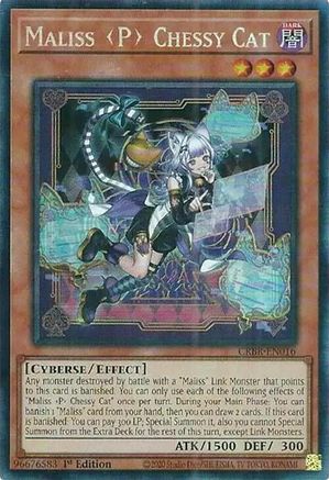 Maliss P Chessy Cat (CR) (CRBR-EN016) - Crossover Breakers 1st Edition - Premium Yugioh Single from Konami - Just $51.45! Shop now at Game Crave Tournament Store