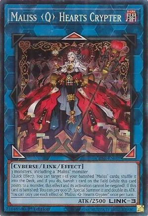 Maliss Q Hearts Crypter (CR) (CRBR-EN020) - Crossover Breakers 1st Edition - Premium Yugioh Single from Konami - Just $18.66! Shop now at Game Crave Tournament Store