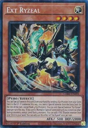 Ext Ryzeal (CR) (CRBR-EN004) - Crossover Breakers 1st Edition - Premium Yugioh Single from Konami - Just $18.82! Shop now at Game Crave Tournament Store
