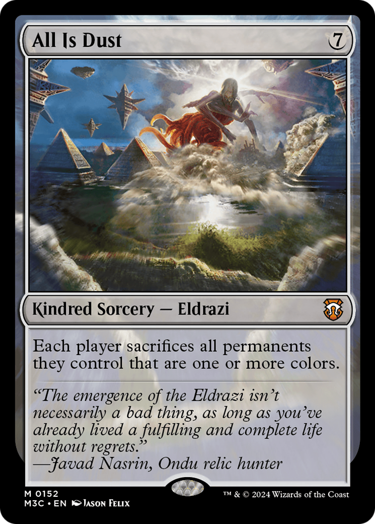 All Is Dust (M3C-152) - Modern Horizons 3 Commander Foil - Premium MTG Single from Wizards of the Coast - Just $4.90! Shop now at Game Crave Tournament Store