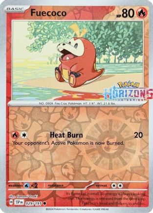 Fuecoco - 029/191 29 - Miscellaneous Cards & Products Reverse Holofoil
