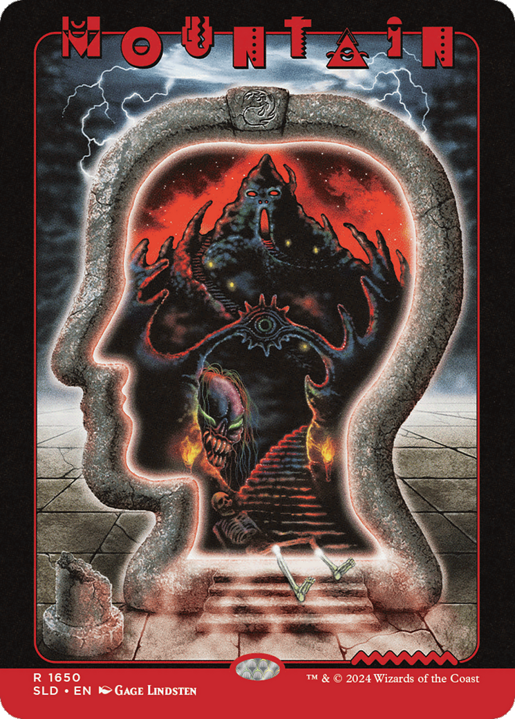 Mountain (SLD-1650) - Secret Lair Drop - Premium MTG Single from Wizards of the Coast - Just $4.93! Shop now at Game Crave Tournament Store