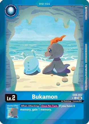 Bukamon (Limited Foil) (EX8-002) - Chain of Liberation Foil - Premium Digimon Single from Bandai - Just $1.31! Shop now at Game Crave Tournament Store