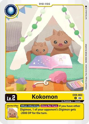 Kokomon (EX8-003) - Chain of Liberation - Premium Digimon Single from Bandai - Just $0.25! Shop now at Game Crave Tournament Store