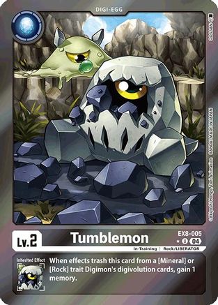 Tumblemon (Limited Foil) (EX8-005) - Chain of Liberation Foil - Premium Digimon Single from Bandai - Just $12.48! Shop now at Game Crave Tournament Store