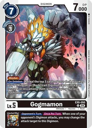 Gogmamon (EX8-050) - Chain of Liberation - Premium Digimon Single from Bandai - Just $0.25! Shop now at Game Crave Tournament Store