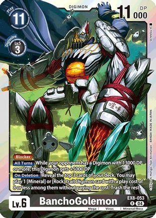 BanchoGolemon (EX8-053) - Chain of Liberation Foil - Premium Digimon Single from Bandai - Just $0.25! Shop now at Game Crave Tournament Store