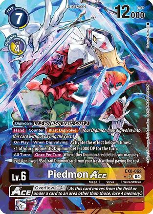 Piedmon ACE (Alternate Art) (EX8-062) - Chain of Liberation Foil - Premium Digimon Single from Bandai - Just $4.43! Shop now at Game Crave Tournament Store