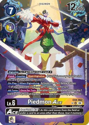 Piedmon ACE (Textured) (EX8-062) - Chain of Liberation Foil - Premium Digimon Single from Bandai - Just $82.87! Shop now at Game Crave Tournament Store