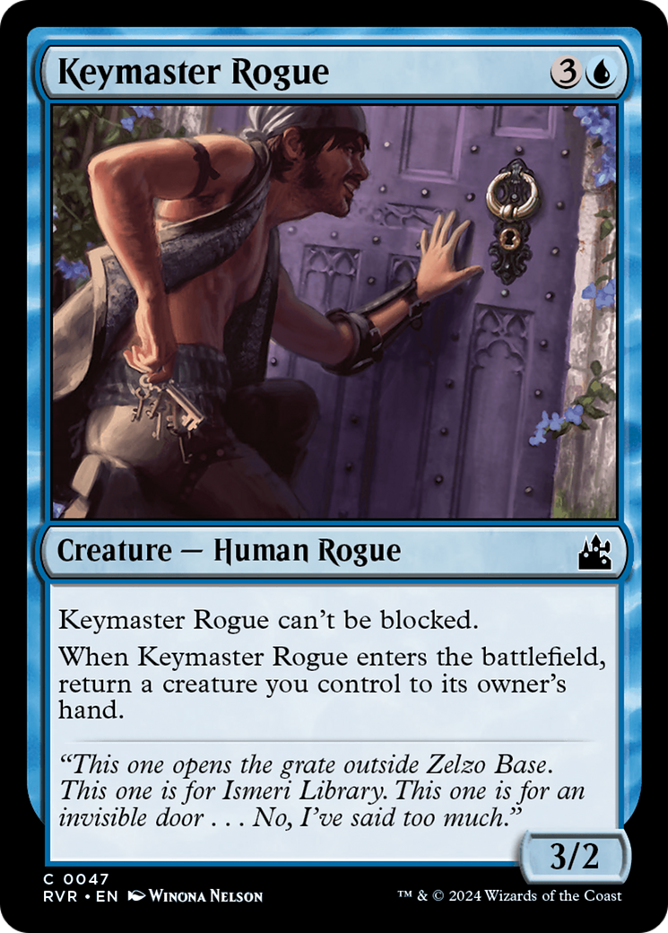 Keymaster Rogue (RVR-047) - Ravnica Remastered - Premium MTG Single from Wizards of the Coast - Just $0.25! Shop now at Game Crave Tournament Store