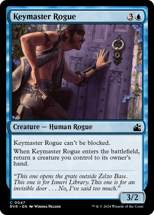 Keymaster Rogue (RVR-047) - Ravnica Remastered - Premium MTG Single from Wizards of the Coast - Just $0.25! Shop now at Game Crave Tournament Store