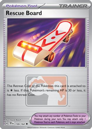 Rescue Board - 159/162 (League Promo) 159 - League & Championship Cards Reverse Holofoil