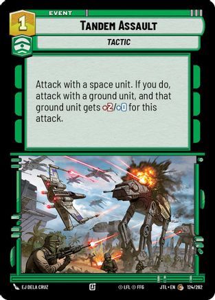 Tandem Assault (124/262) - Jump to Lightspeed - Premium Star Wars: Unlimited Single from Fantasy Flight Games - Just $0.08! Shop now at Game Crave Tournament Store