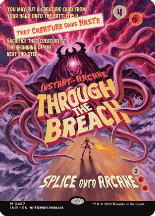 Through the Breach (Showcase) (-487) - Innistrad Remastered - Premium MTG Single from Wizards of the Coast - Just $0! Shop now at Game Crave Tournament Store