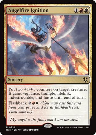 Angelfire Ignition (-229) - Innistrad Remastered Foil - Premium MTG Single from Wizards of the Coast - Just $0! Shop now at Game Crave Tournament Store