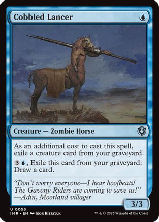 Cobbled Lancer (-056) - Innistrad Remastered Foil - Premium MTG Single from Wizards of the Coast - Just $0! Shop now at Game Crave Tournament Store