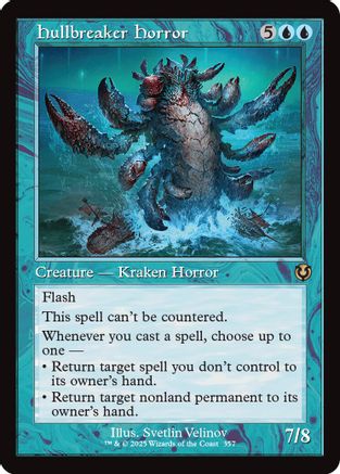 Hullbreaker Horror (Retro Frame) (-357) - Innistrad Remastered Foil - Premium MTG Single from Wizards of the Coast - Just $0! Shop now at Game Crave Tournament Store