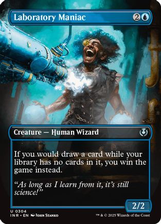 Laboratory Maniac (Borderless) (-304) - Innistrad Remastered Foil - Premium MTG Single from Wizards of the Coast - Just $0! Shop now at Game Crave Tournament Store