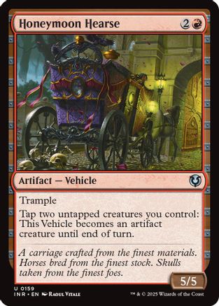 Honeymoon Hearse (-159) - Innistrad Remastered Foil - Premium MTG Single from Wizards of the Coast - Just $0! Shop now at Game Crave Tournament Store