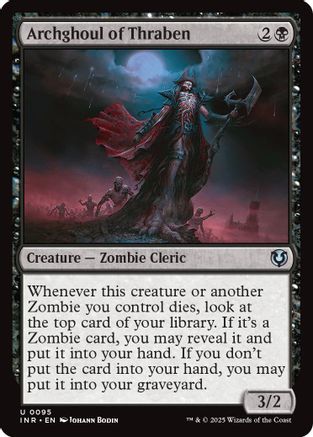 Archghoul of Thraben (-095) - Innistrad Remastered Foil - Premium MTG Single from Wizards of the Coast - Just $0! Shop now at Game Crave Tournament Store