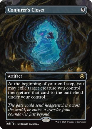 Conjurer's Closet (Borderless) (-321) - Innistrad Remastered - Premium MTG Single from Wizards of the Coast - Just $0! Shop now at Game Crave Tournament Store