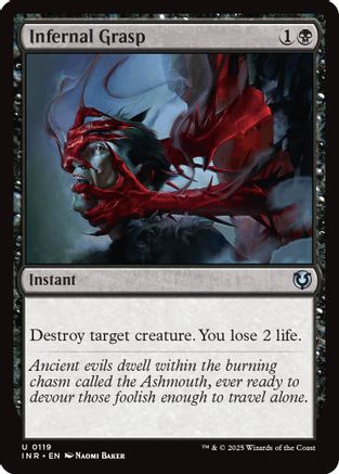 Infernal Grasp (-119) - Innistrad Remastered Foil - Premium MTG Single from Wizards of the Coast - Just $0! Shop now at Game Crave Tournament Store