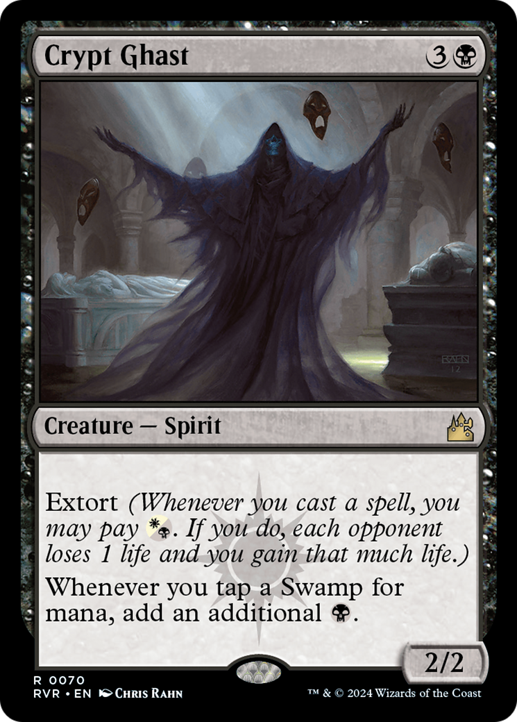 Crypt Ghast (RVR-070) - Ravnica Remastered Foil - Premium MTG Single from Wizards of the Coast - Just $10.30! Shop now at Game Crave Tournament Store