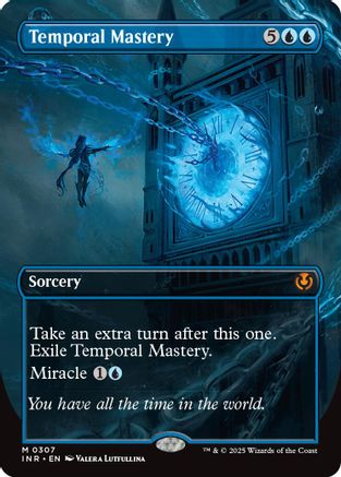 Temporal Mastery (Borderless) (-307) - Innistrad Remastered Foil - Premium MTG Single from Wizards of the Coast - Just $0! Shop now at Game Crave Tournament Store