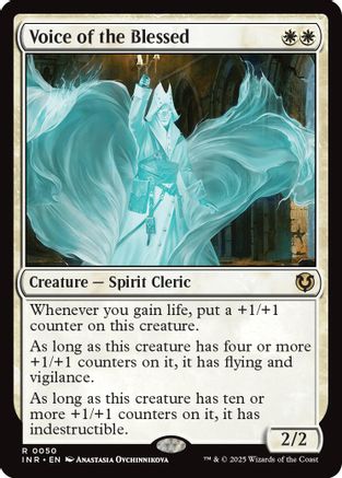 Voice of the Blessed (-050) - Innistrad Remastered Foil - Premium MTG Single from Wizards of the Coast - Just $0! Shop now at Game Crave Tournament Store