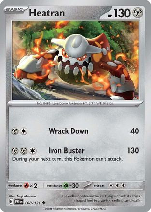 Heatran 68 - SV Prismatic Evolutions