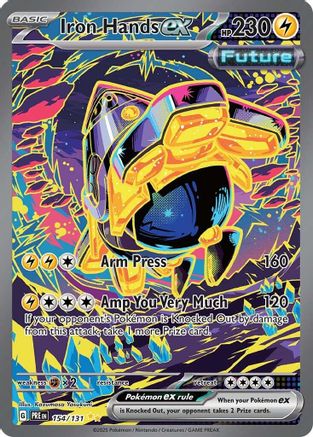 Iron Hands ex - 154/131 - SV Prismatic Evolutions Holofoil