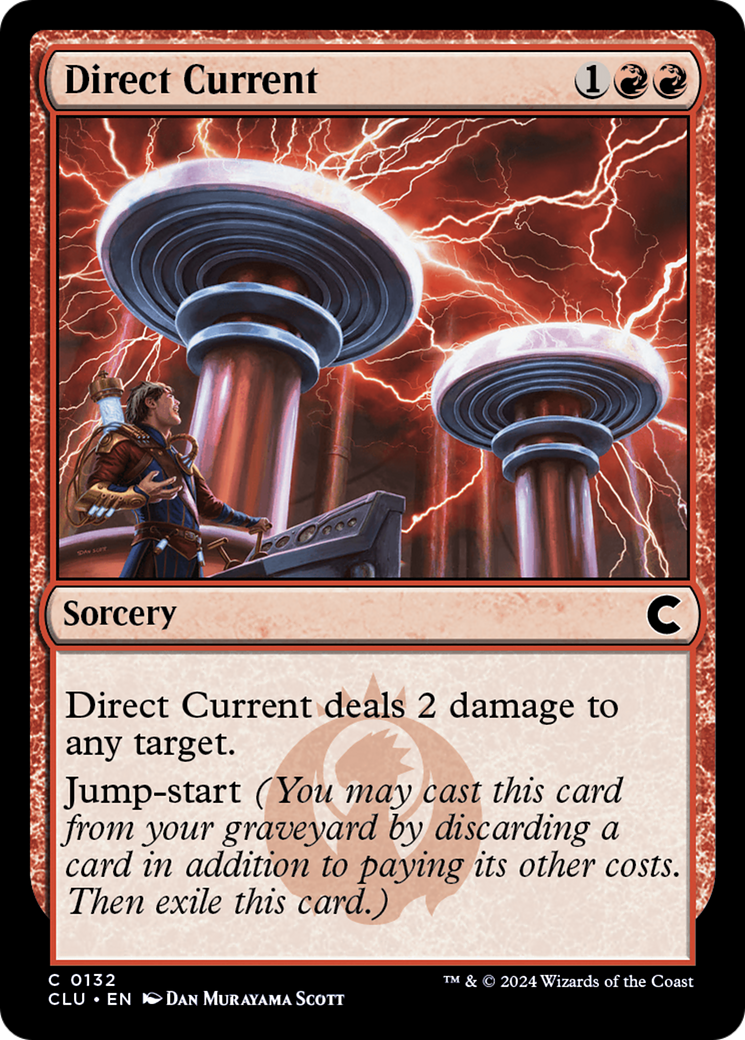 Direct Current (CLU-132) - Ravnica: Clue Edition - Premium MTG Single from Wizards of the Coast - Just $0.25! Shop now at Game Crave Tournament Store