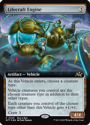 Lifecraft Engine (Extended Art) (BABP-423) - Buy-A-Box Promos Foil - Premium MTG Single from Wizards of the Coast - Just $0.05! Shop now at Game Crave Tournament Store