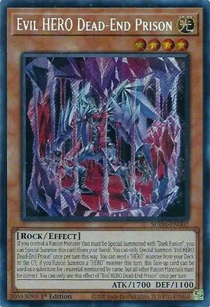 Evil HERO Dead-End Prison (SUDA-EN002) - Supreme Darkness 1st Edition - Premium Yugioh Single from Konami - Just $5.41! Shop now at Game Crave Tournament Store