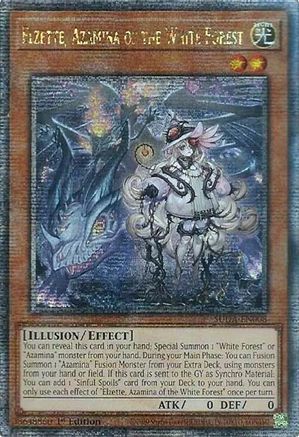 Elzette, Azamina of the White Forest (Quarter Century Secret Rare) (SUDA-EN008) - Supreme Darkness 1st Edition - Premium Yugioh Single from Konami - Just $63.56! Shop now at Game Crave Tournament Store