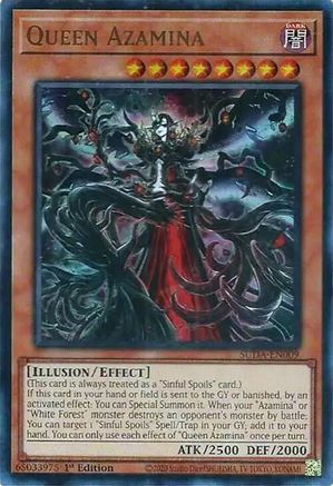 Queen Azamina (SUDA-EN009) - Supreme Darkness 1st Edition - Premium Yugioh Single from Konami - Just $0.55! Shop now at Game Crave Tournament Store