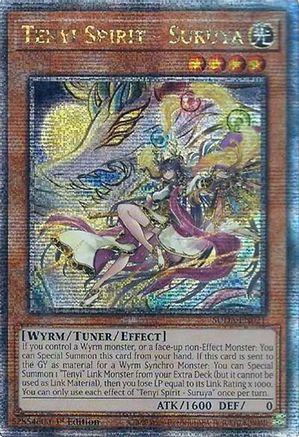 Tenyi Spirit - Suruya (Quarter Century Secret Rare) (SUDA-EN021) - Supreme Darkness 1st Edition - Premium Yugioh Single from Konami - Just $39.14! Shop now at Game Crave Tournament Store