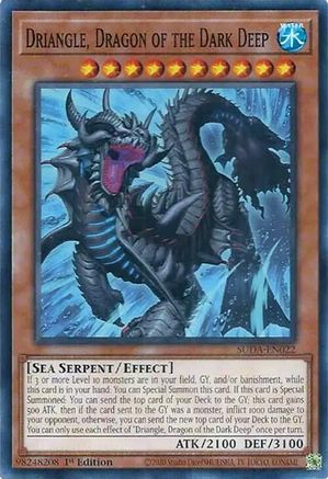 Driangle, Dragon of the Dark Deep (SUDA-EN022) - Supreme Darkness 1st Edition - Premium Yugioh Single from Konami - Just $0.25! Shop now at Game Crave Tournament Store