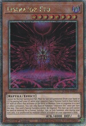 Liberator Eto (Quarter Century Secret Rare) (SUDA-EN023) - Supreme Darkness 1st Edition - Premium Yugioh Single from Konami - Just $6.51! Shop now at Game Crave Tournament Store